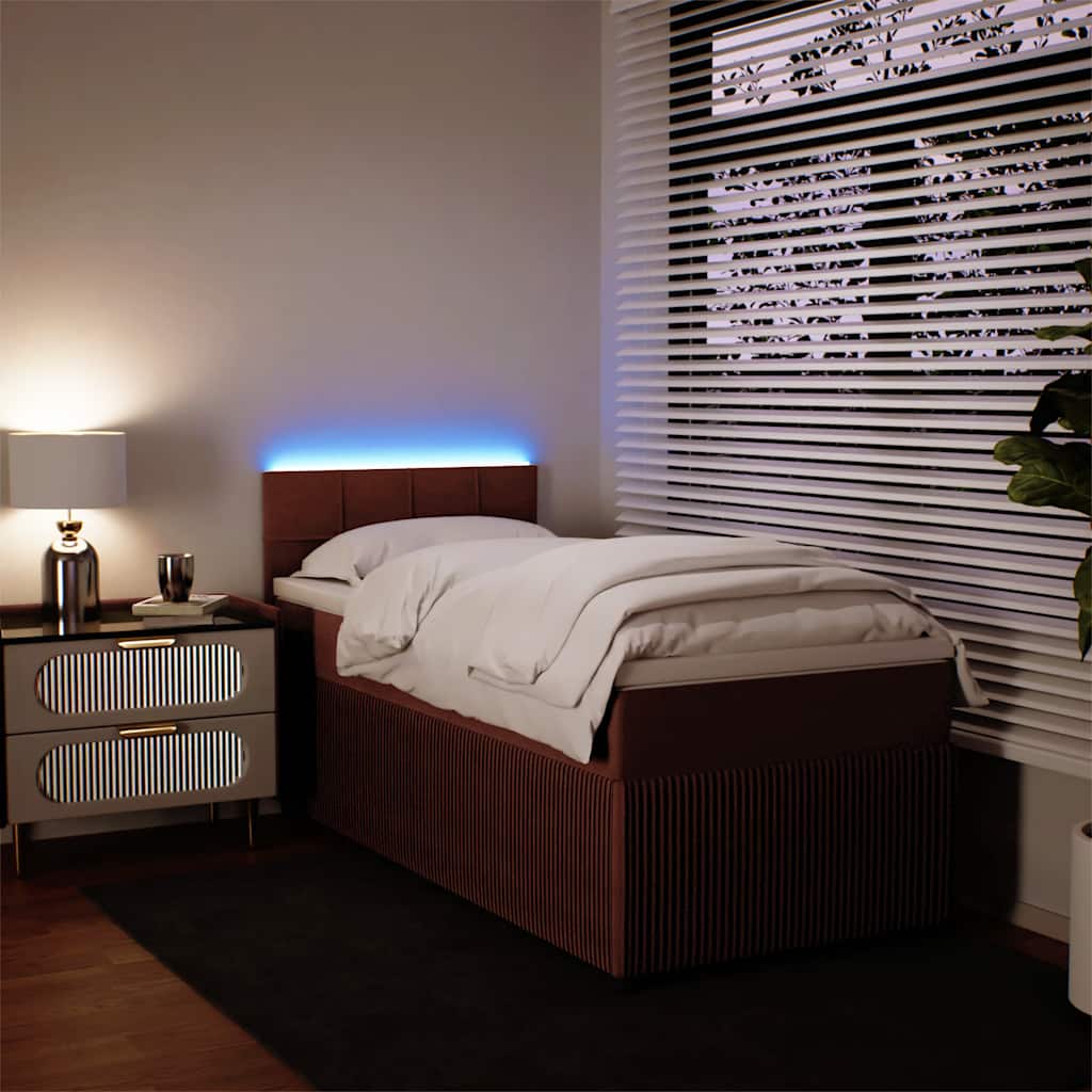 Sommier à lattes de lit et matelas Rose 80x200 cm Velours - XIOS