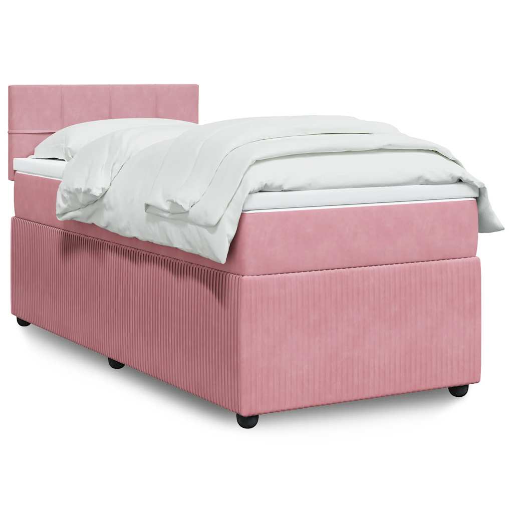 Sommier à lattes de lit et matelas Rose 80x200 cm Velours - XIOS