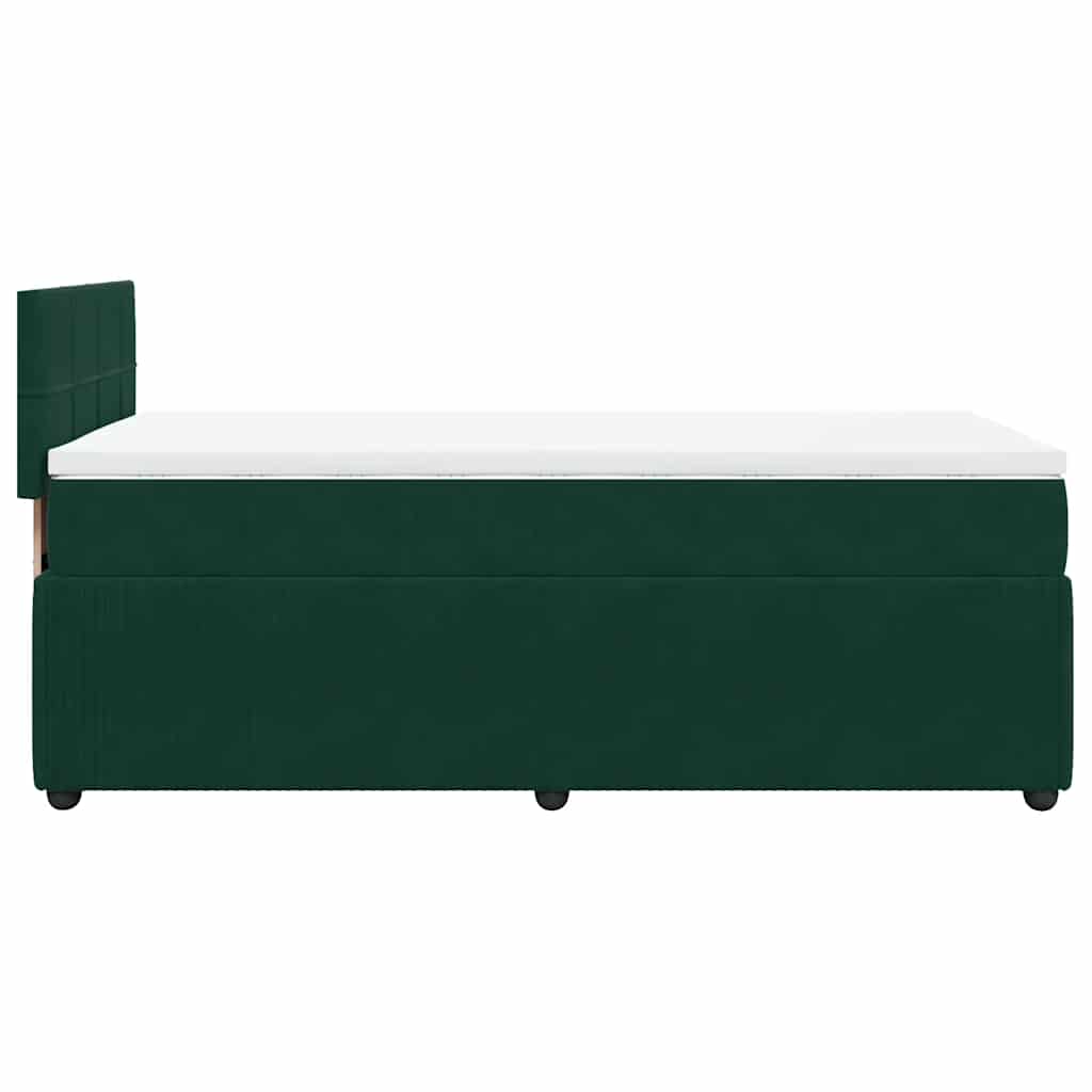 Sommier à lattes de lit avec matelas Vert foncé 90x200 cm - XIOS