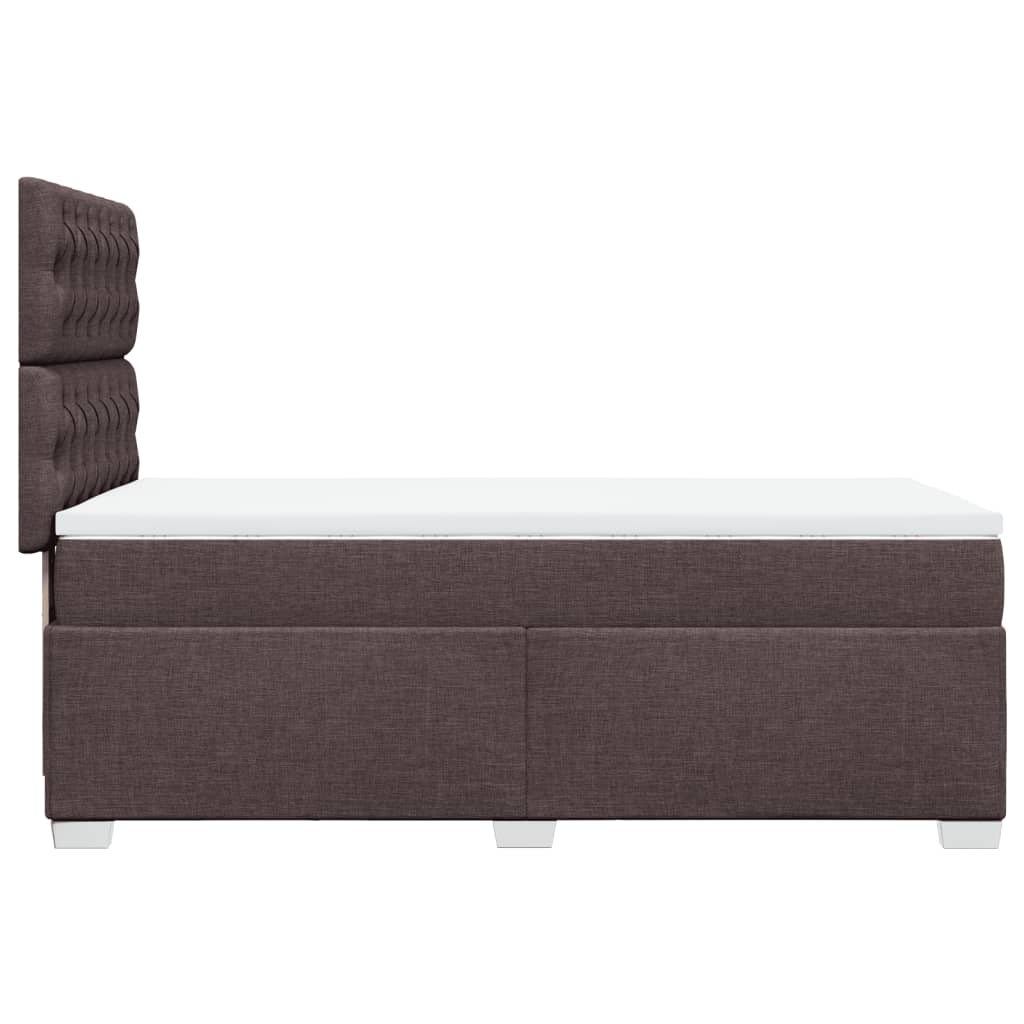 Sommier à lattes de lit avec matelas Marron foncé 80x200 cm - XIOS