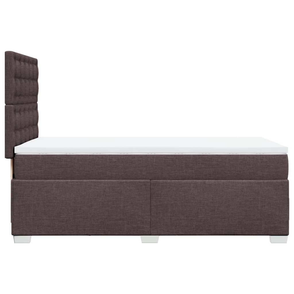 Sommier à lattes de lit avec matelas Marron foncé 80x200 cm - XIOS