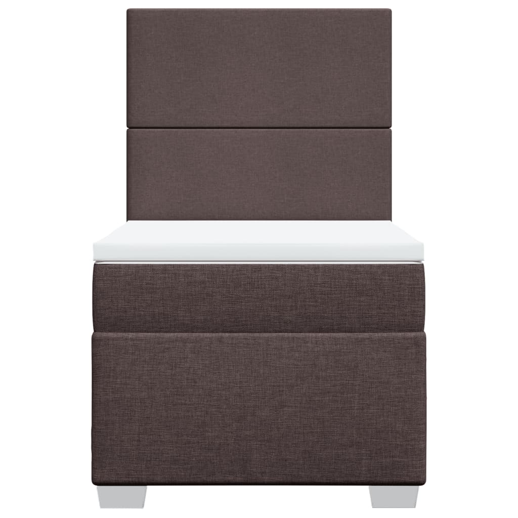 Sommier à lattes de lit avec matelas Marron foncé 90x190 cm - XIOS