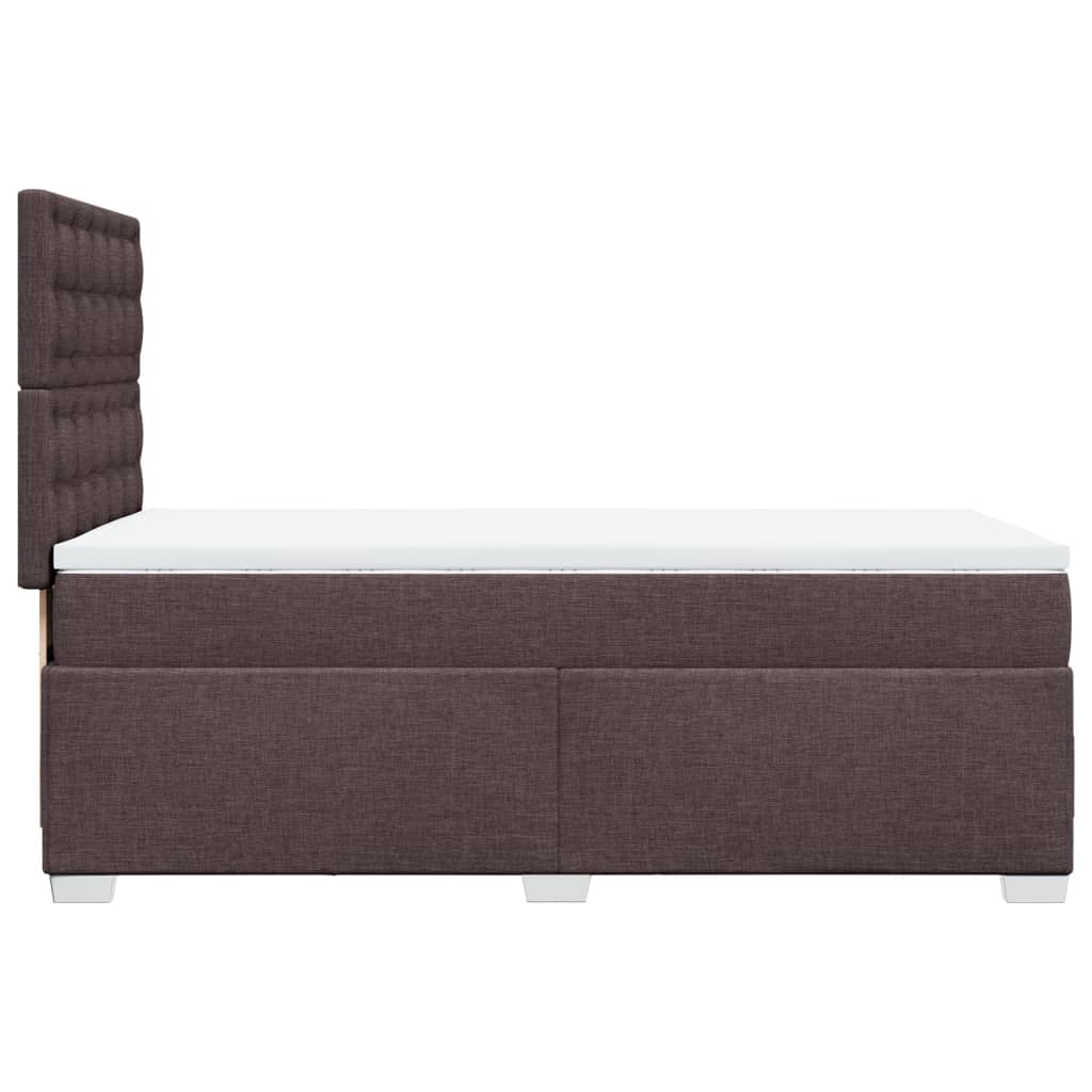 Sommier à lattes de lit avec matelas Marron foncé 90x190 cm - XIOS