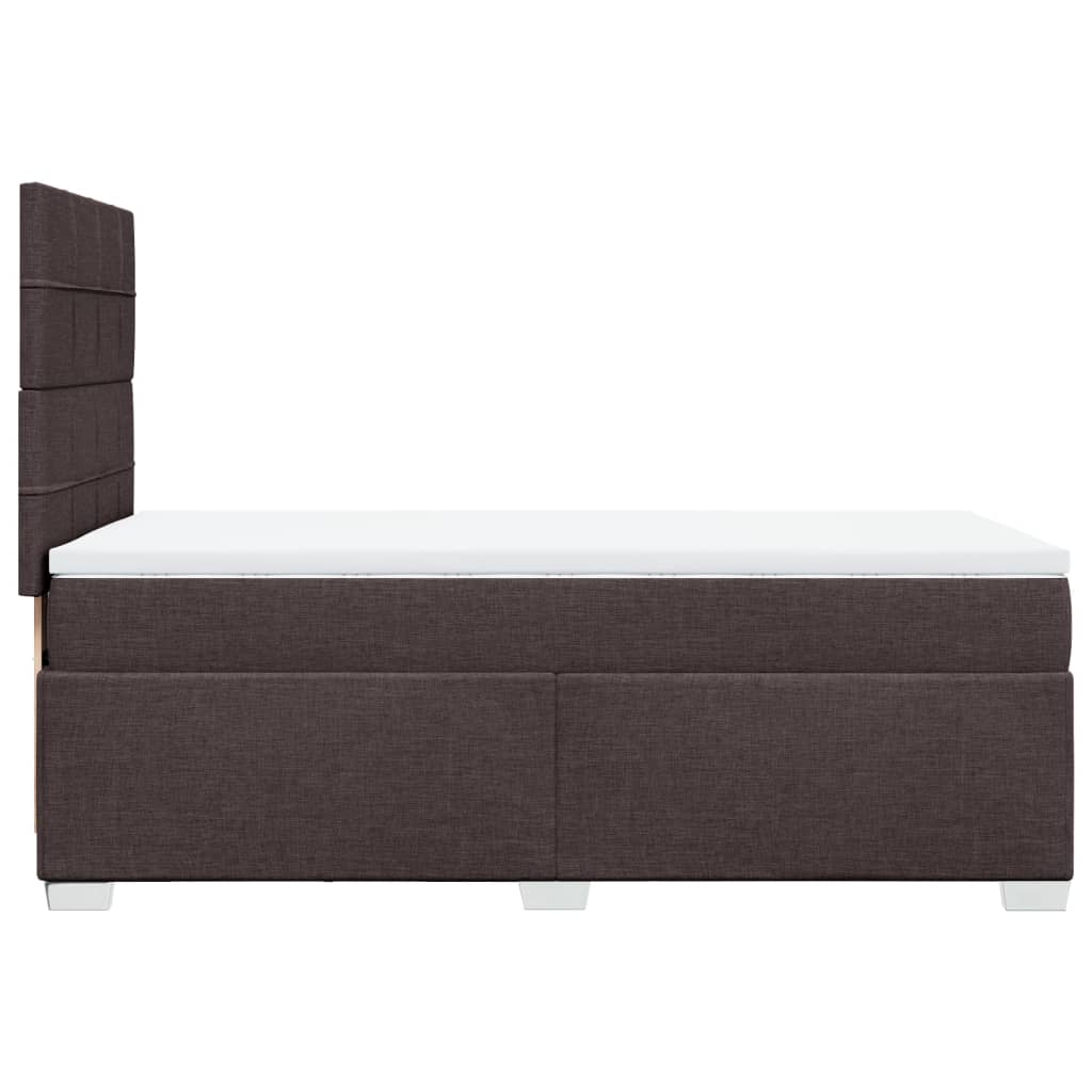Sommier à lattes de lit avec matelas Marron foncé 100x200 cm - XIOS