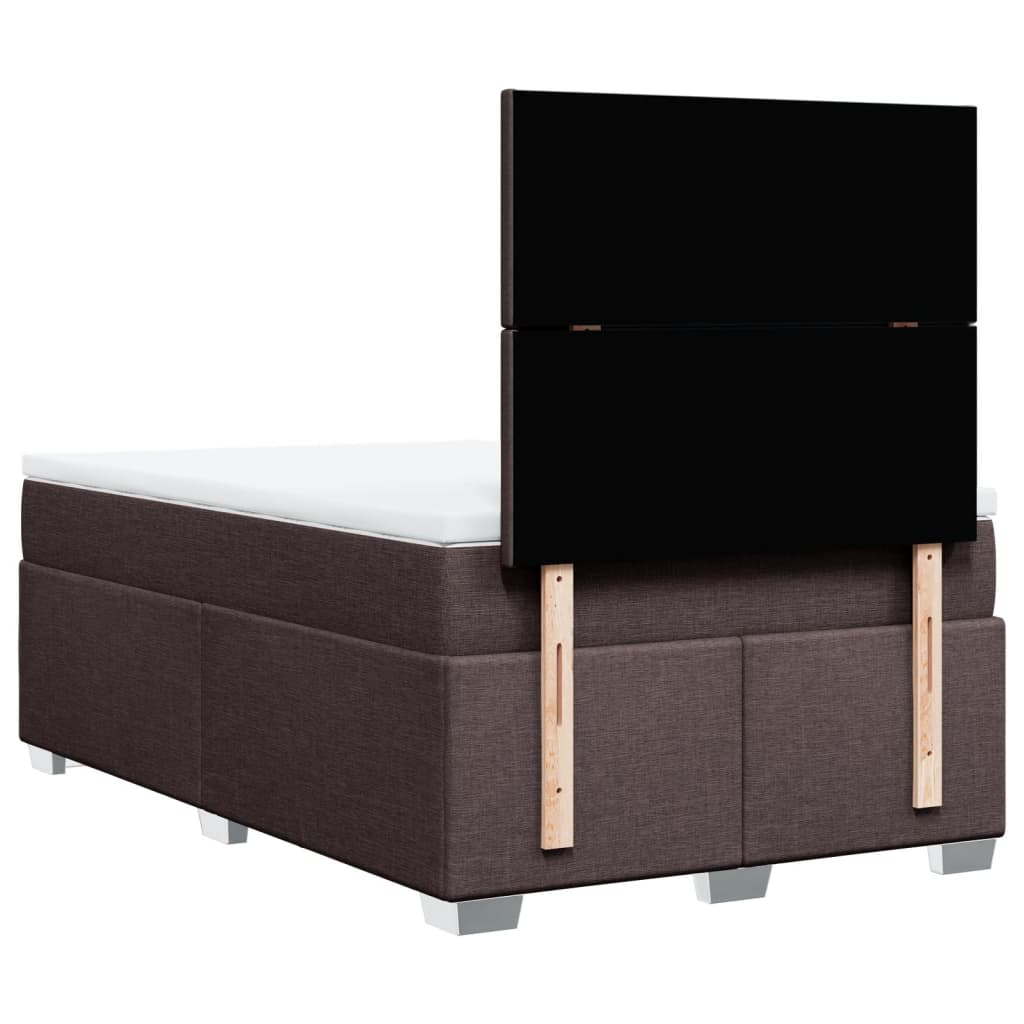 Sommier à lattes de lit avec matelas Marron foncé 120x200 cm - XIOS