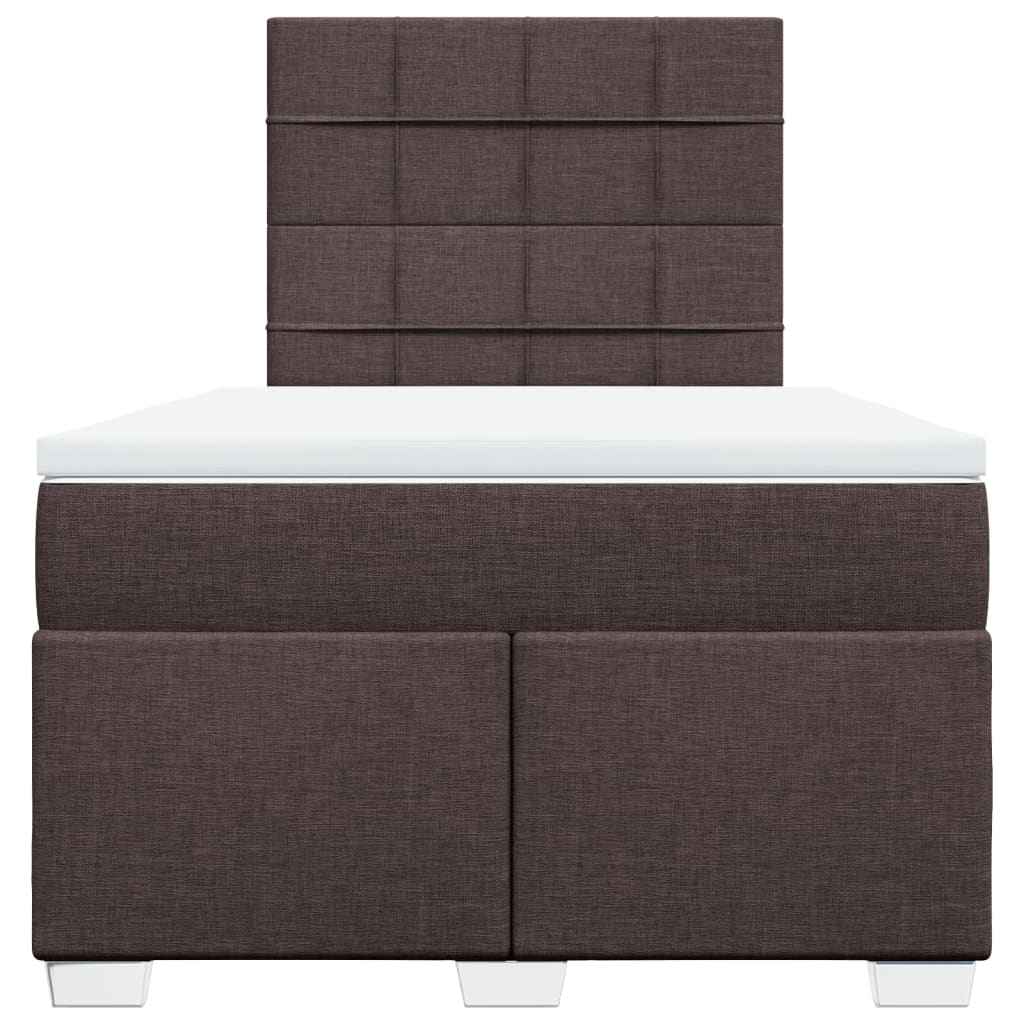 Sommier à lattes de lit avec matelas Marron foncé 120x200 cm - XIOS