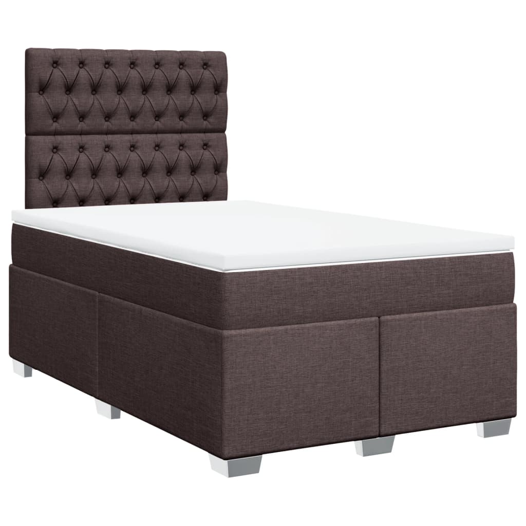 Sommier à lattes de lit avec matelas Marron foncé 120x200 cm - XIOS