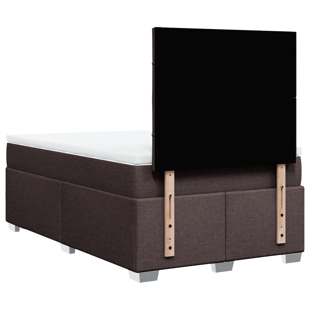 Sommier à lattes de lit avec matelas Marron foncé 120x200 cm - XIOS