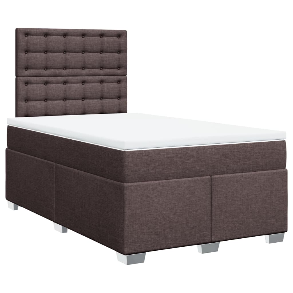 Sommier à lattes de lit avec matelas Marron foncé 120x200 cm - XIOS