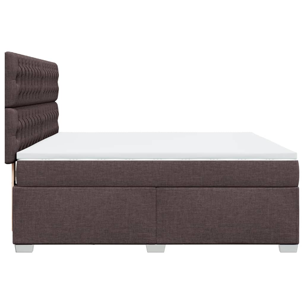Sommier à lattes de lit avec matelas Marron foncé 180x200 cm - XIOS