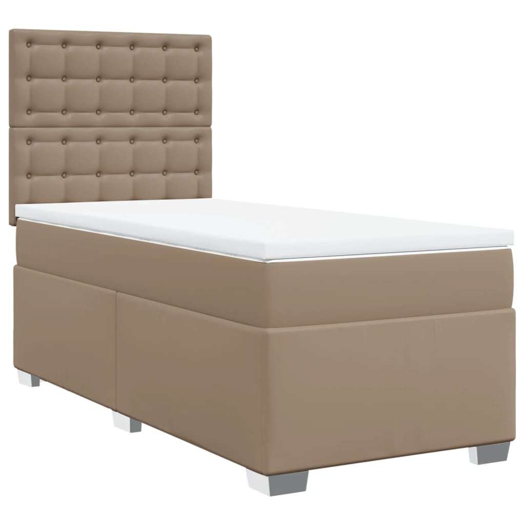 Sommier à lattes de lit avec matelas Cappuccino 90x200 cm - XIOS