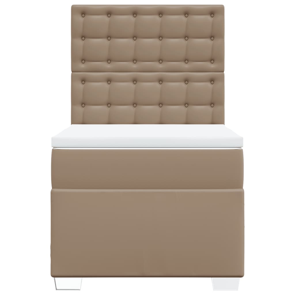 Sommier à lattes de lit avec matelas Cappuccino 90x200 cm - XIOS