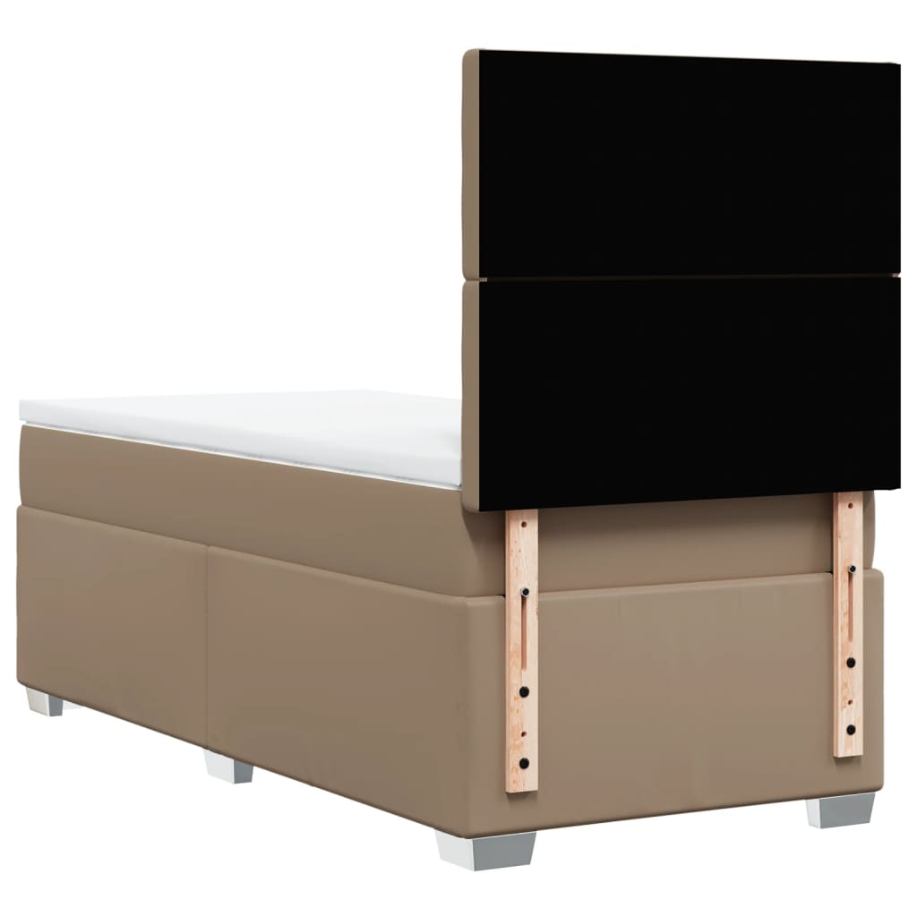 Sommier à lattes de lit avec matelas Cappuccino 90x200 cm - XIOS