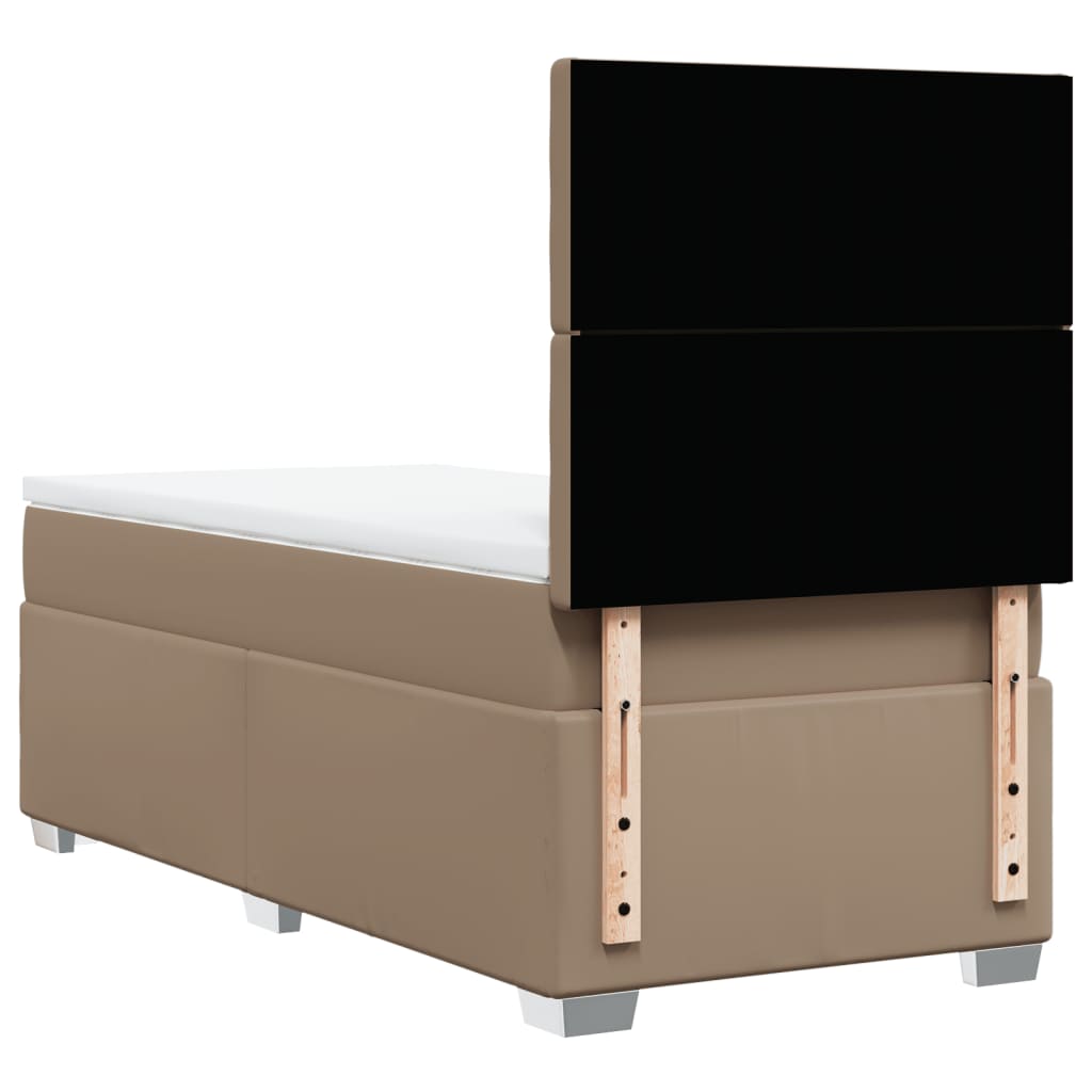 Sommier à lattes de lit avec matelas Cappuccino 100x200 cm - XIOS