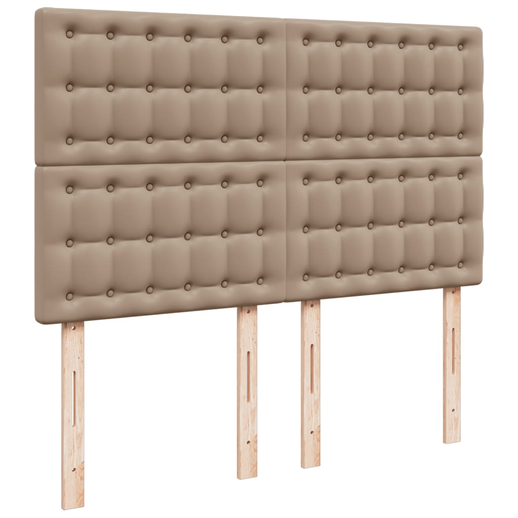 Sommier à lattes de lit avec matelas Cappuccino 140x200 cm