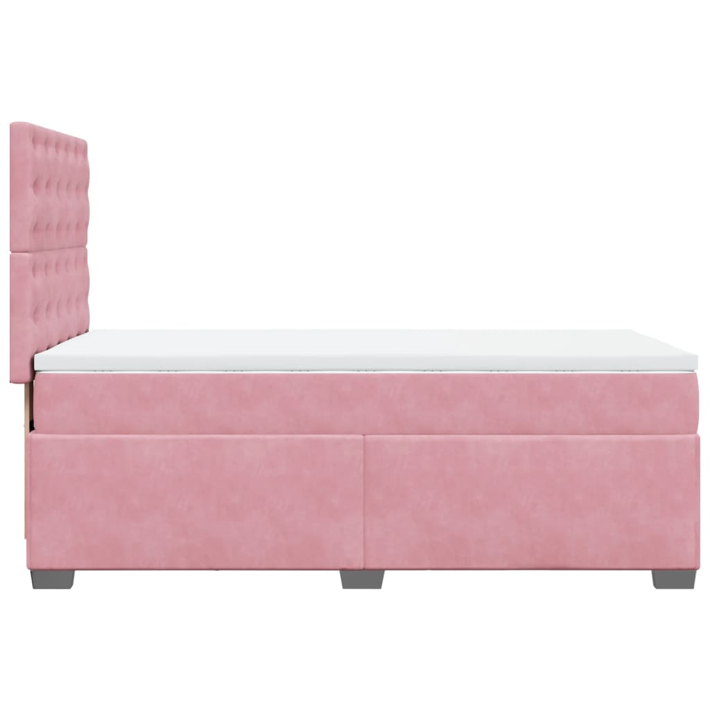 Sommier à lattes de lit et matelas Rose 80x200 cm Velours - XIOS