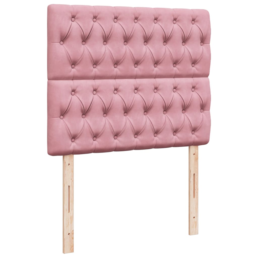 Sommier à lattes de lit avec matelas Rose 120x200 cm Velours - XIOS