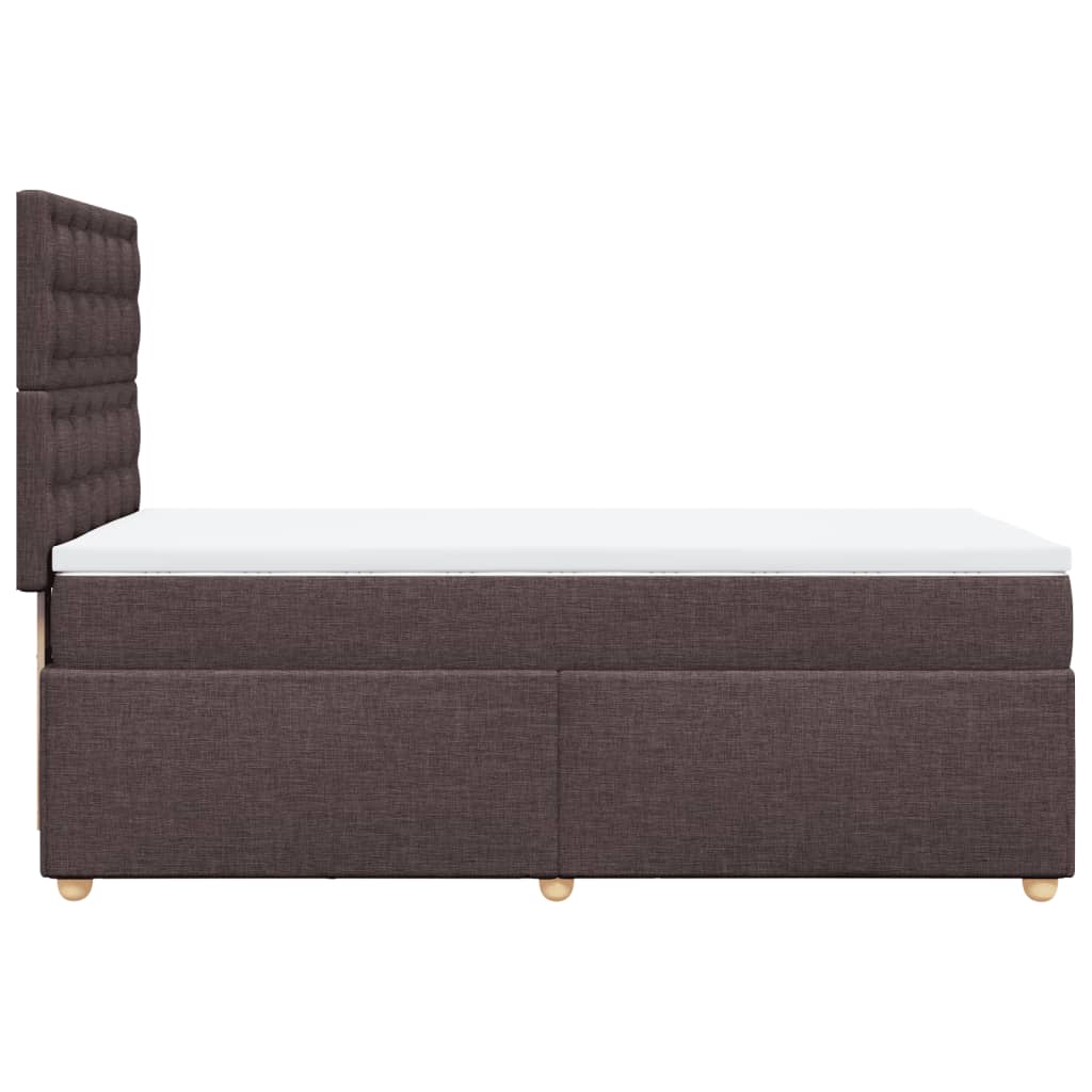 Sommier à lattes de lit avec matelas Marron foncé 80x200 cm - XIOS