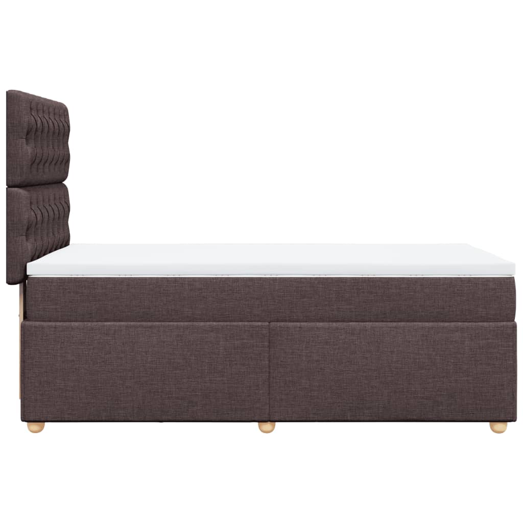 Sommier à lattes de lit avec matelas Marron foncé 90x190 cm - XIOS