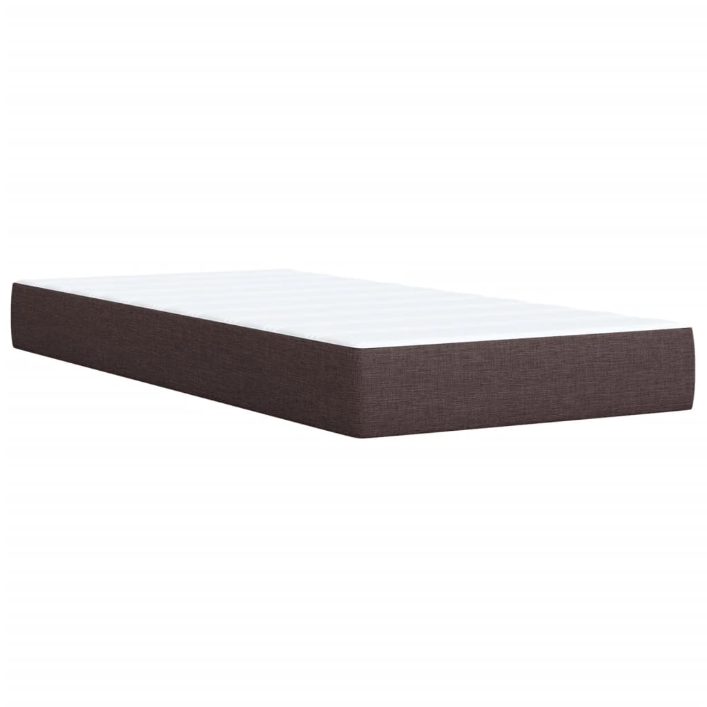 Sommier à lattes de lit avec matelas Marron foncé 90x190 cm - XIOS