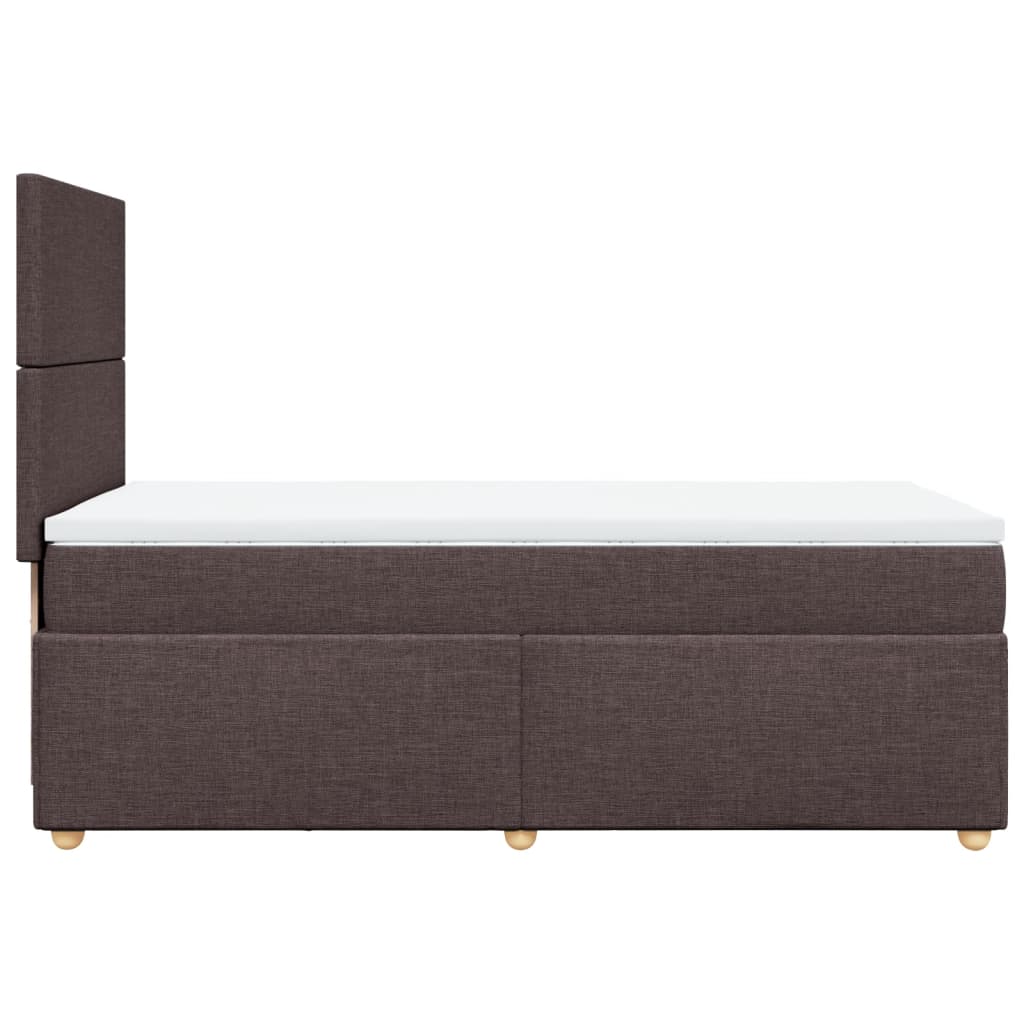 Sommier à lattes de lit avec matelas Marron foncé 90x200 cm - XIOS