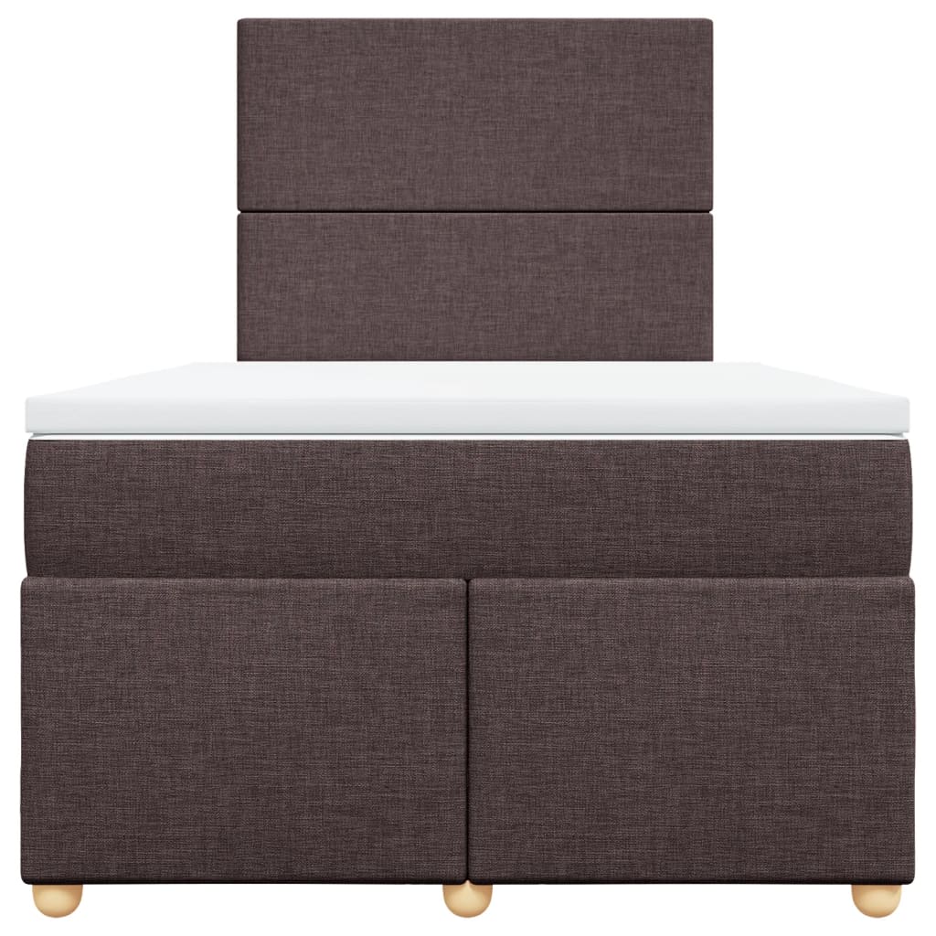 Sommier à lattes de lit avec matelas Marron foncé 120x200 cm - XIOS