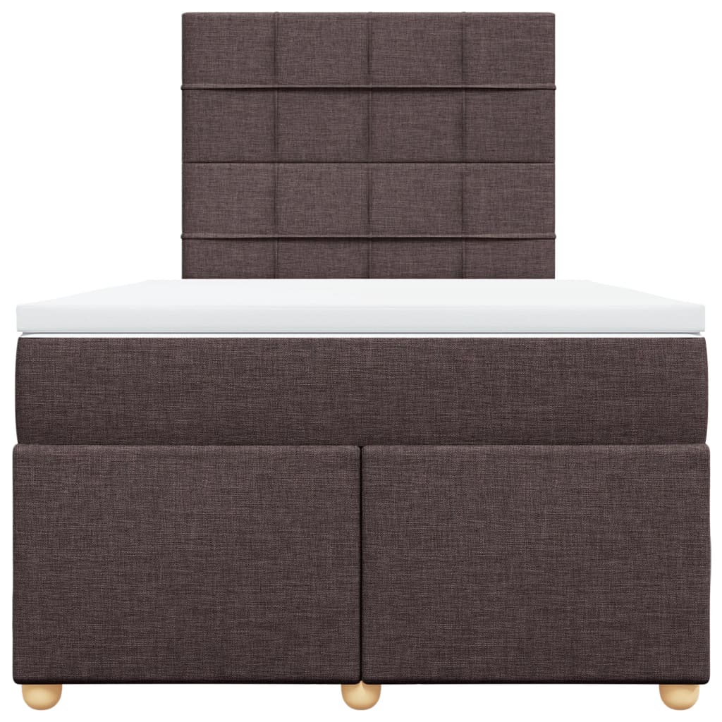 Sommier à lattes de lit avec matelas Marron foncé 120x200 cm - XIOS