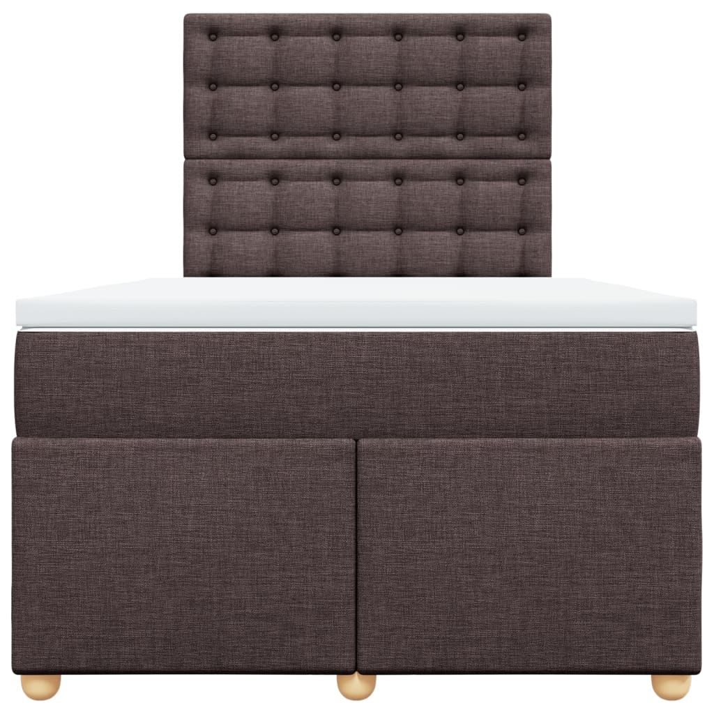 Sommier à lattes de lit avec matelas Marron foncé 120x200 cm - XIOS