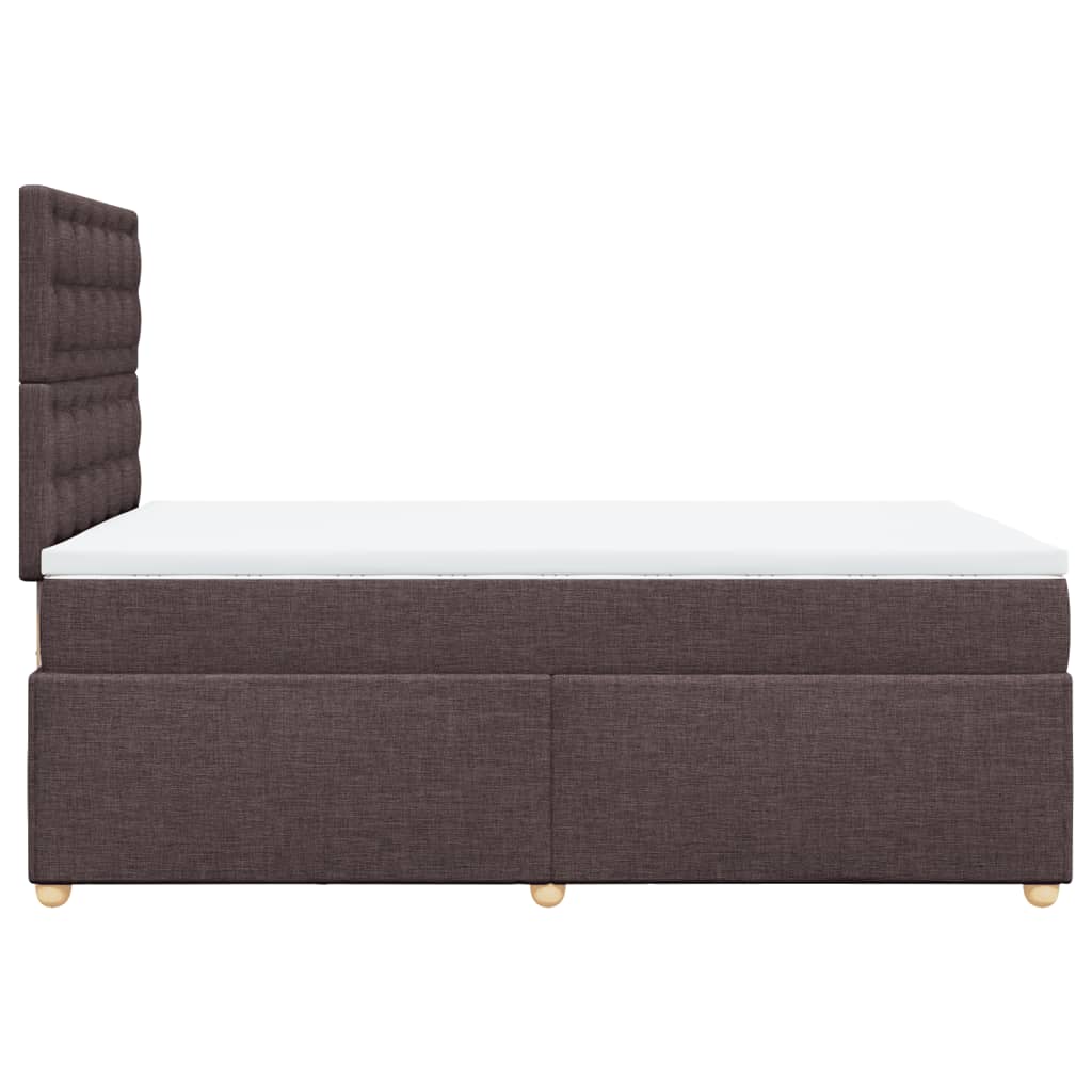 Sommier à lattes de lit avec matelas Marron foncé 120x200 cm - XIOS