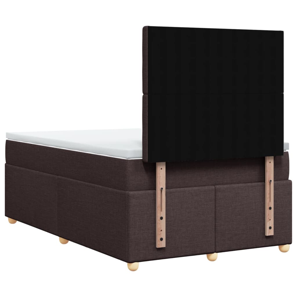 Sommier à lattes de lit avec matelas Marron foncé 120x200 cm - XIOS