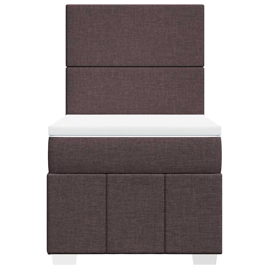 Sommier à lattes de lit avec matelas Marron foncé 90x200 cm - XIOS