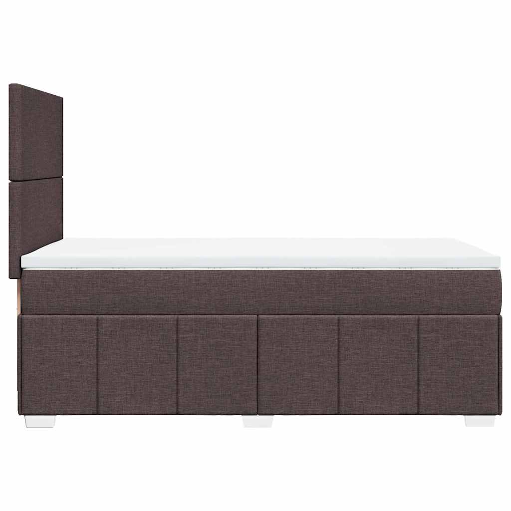 Sommier à lattes de lit avec matelas Marron foncé 90x200 cm - XIOS