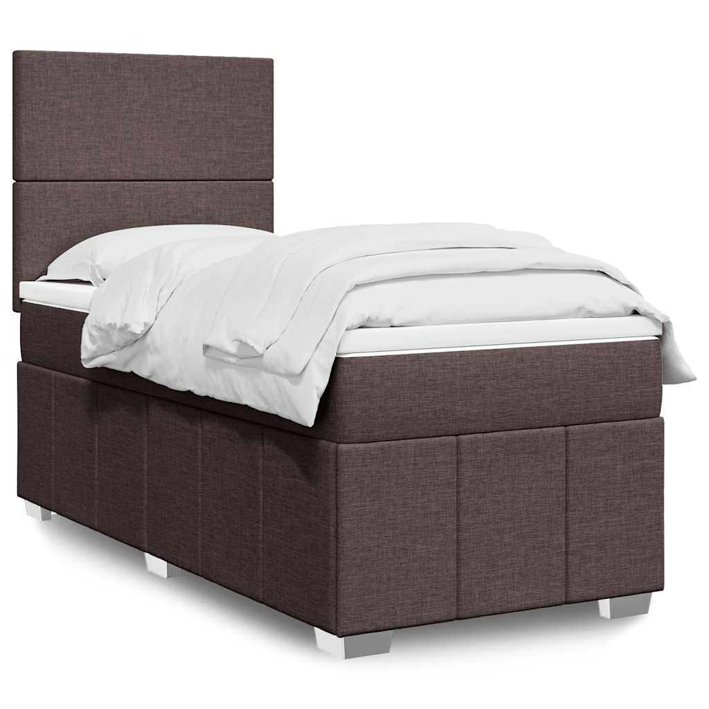 Sommier à lattes de lit avec matelas Marron foncé 90x200 cm - XIOS