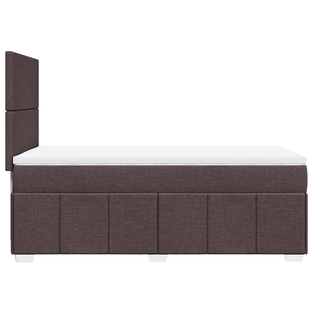 Sommier à lattes de lit avec matelas Marron foncé 100x200 cm - XIOS