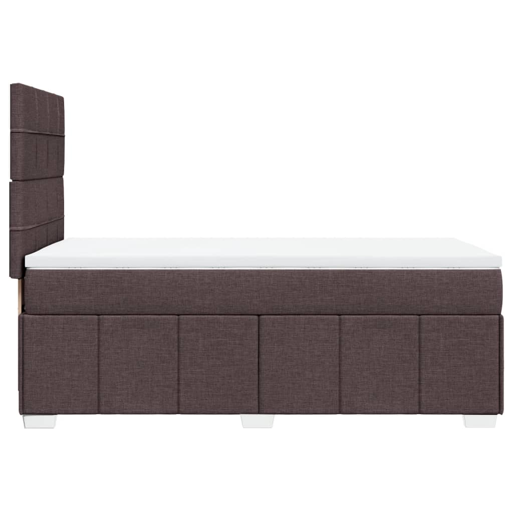 Sommier à lattes de lit avec matelas Marron foncé 100x200 cm - XIOS