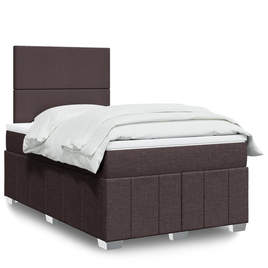 Sommier à lattes de lit avec matelas Marron foncé 120x200 cm - XIOS