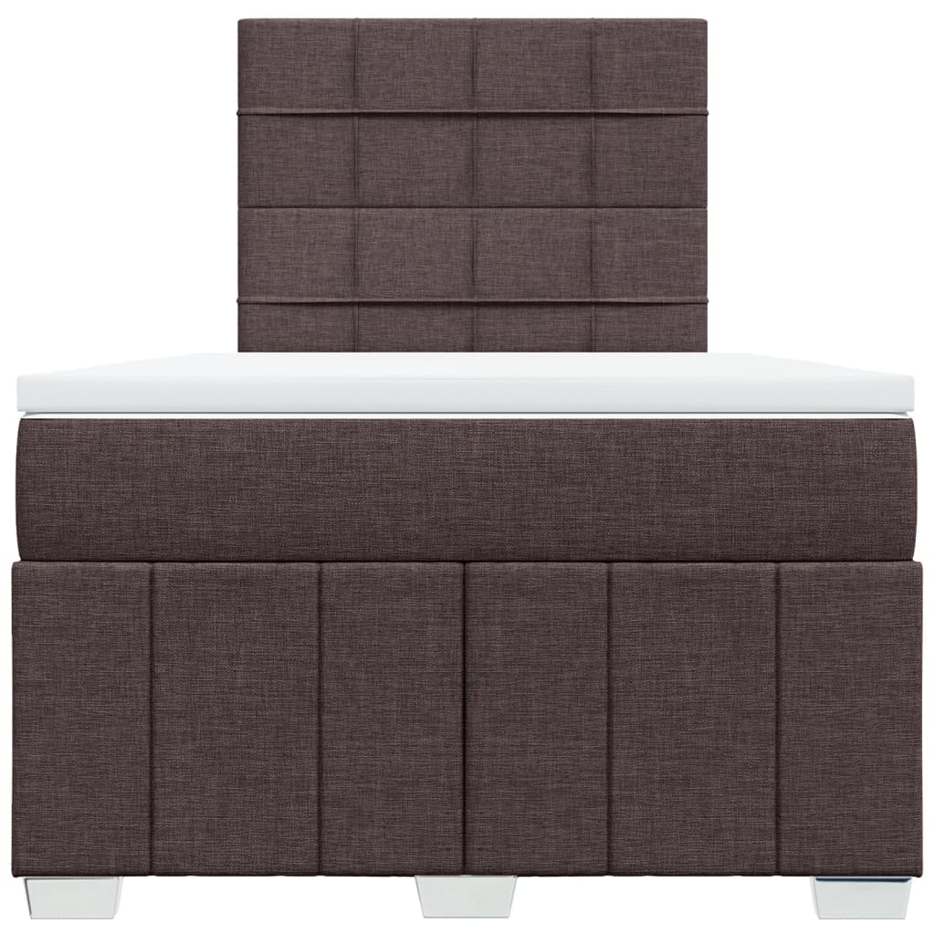 Sommier à lattes de lit avec matelas Marron foncé 120x200 cm - XIOS