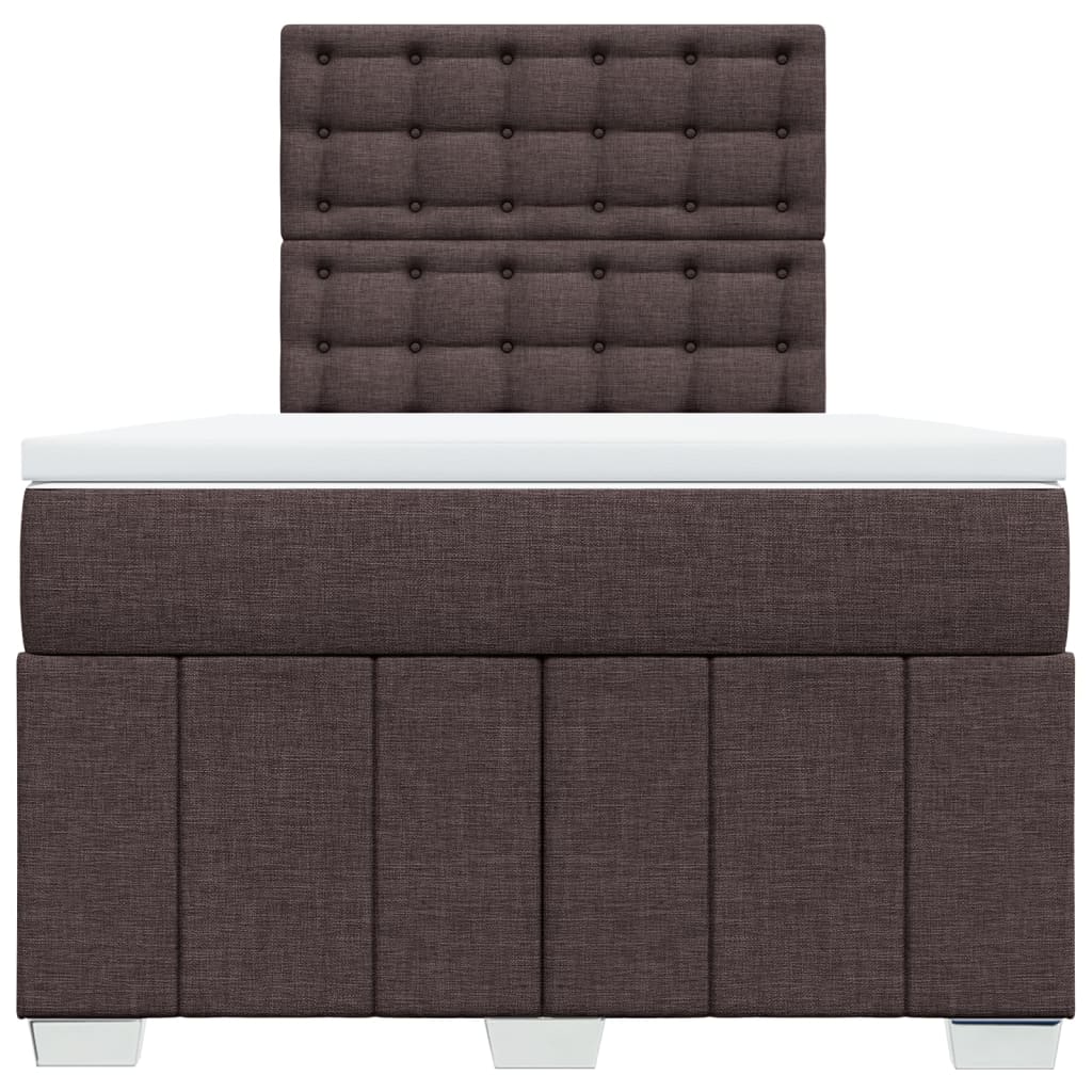 Sommier à lattes de lit avec matelas Marron foncé 120x200 cm - XIOS