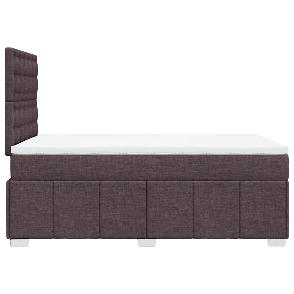 Sommier à lattes de lit avec matelas Marron foncé 120x200 cm - XIOS