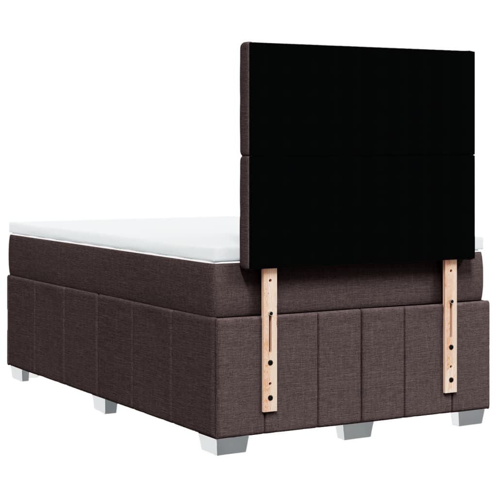 Sommier à lattes de lit avec matelas Marron foncé 120x200 cm - XIOS