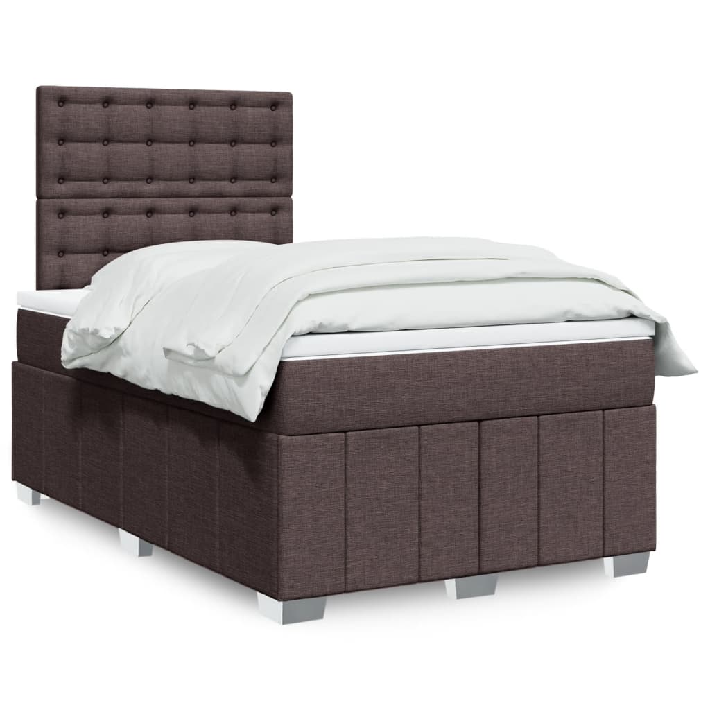 Sommier à lattes de lit avec matelas Marron foncé 120x200 cm - XIOS