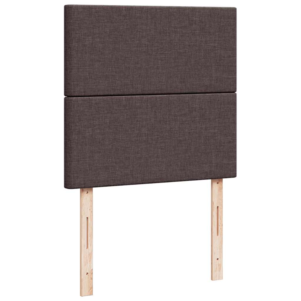 Sommier à lattes de lit avec matelas Marron foncé 90x200 cm - XIOS