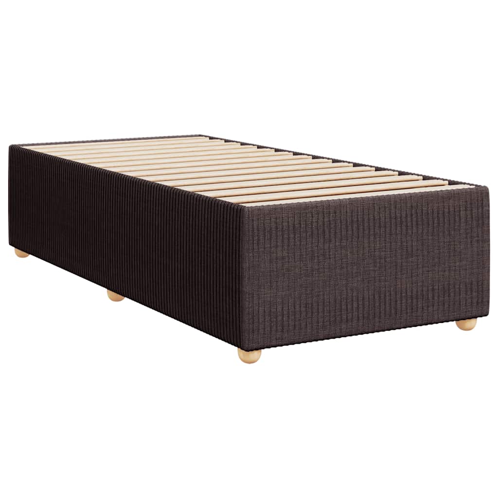 Sommier à lattes de lit avec matelas Marron foncé 100x200 cm - XIOS