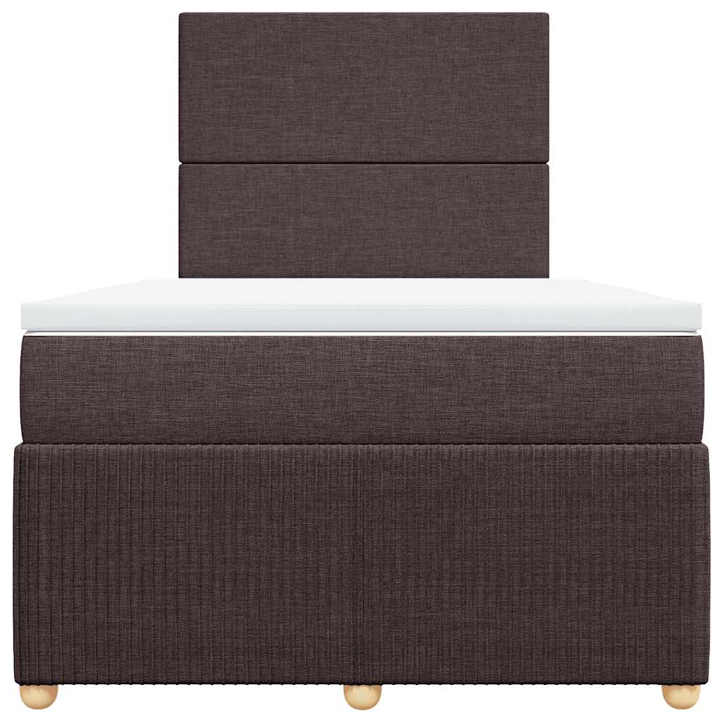 Sommier à lattes de lit avec matelas Marron foncé 120x200 cm - XIOS
