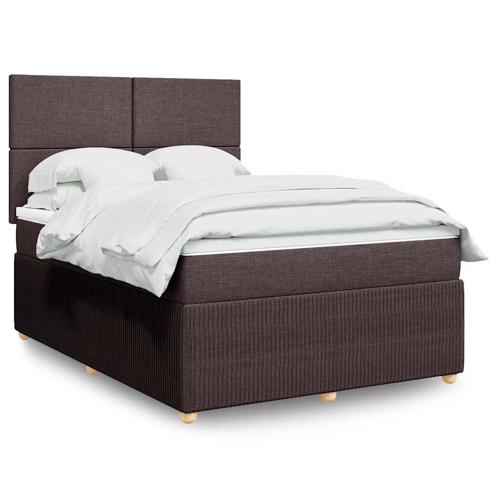 Sommier à lattes de lit avec matelas Marron foncé 160x200 cm - XIOS