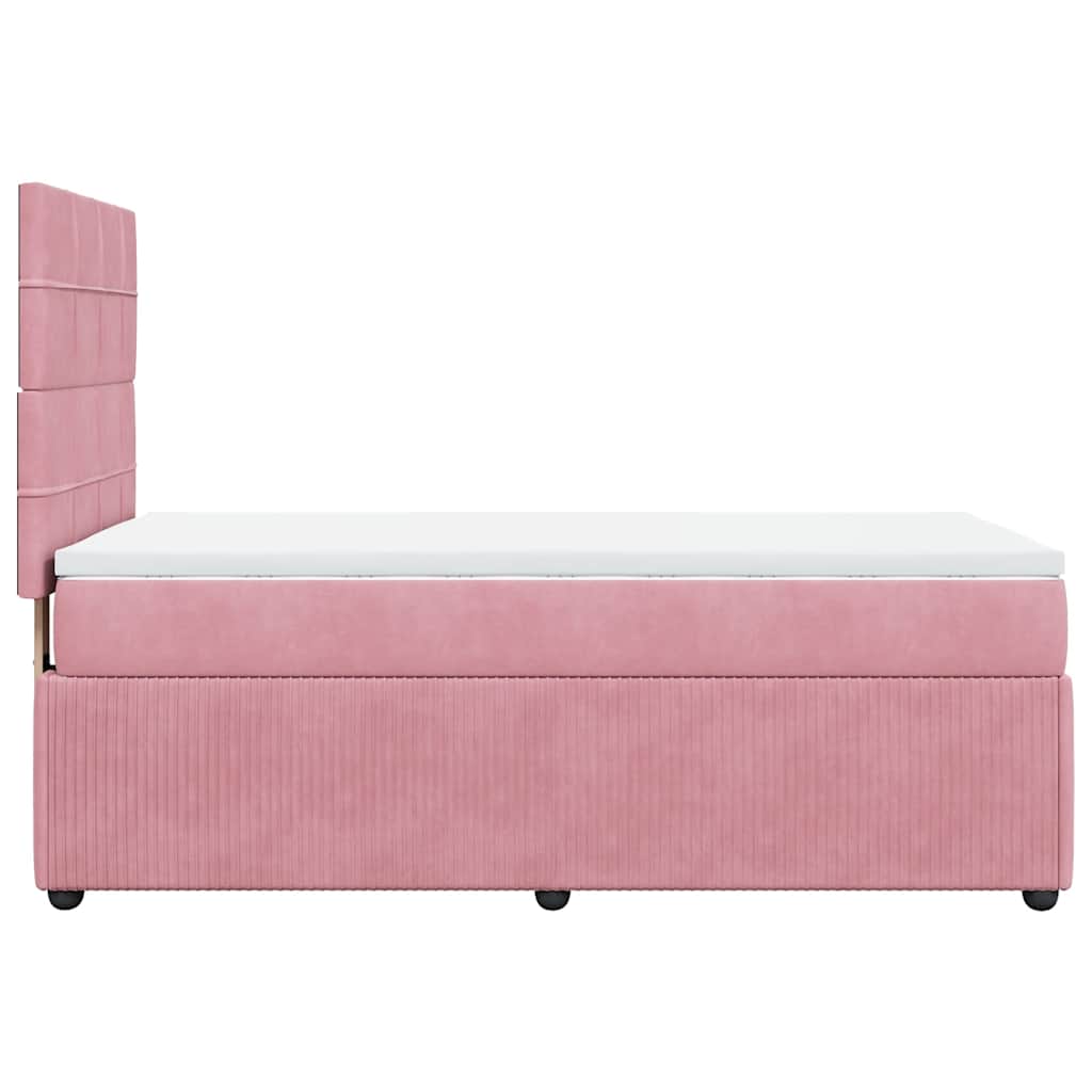 Sommier à lattes de lit et matelas Rose 80x200 cm Velours - XIOS