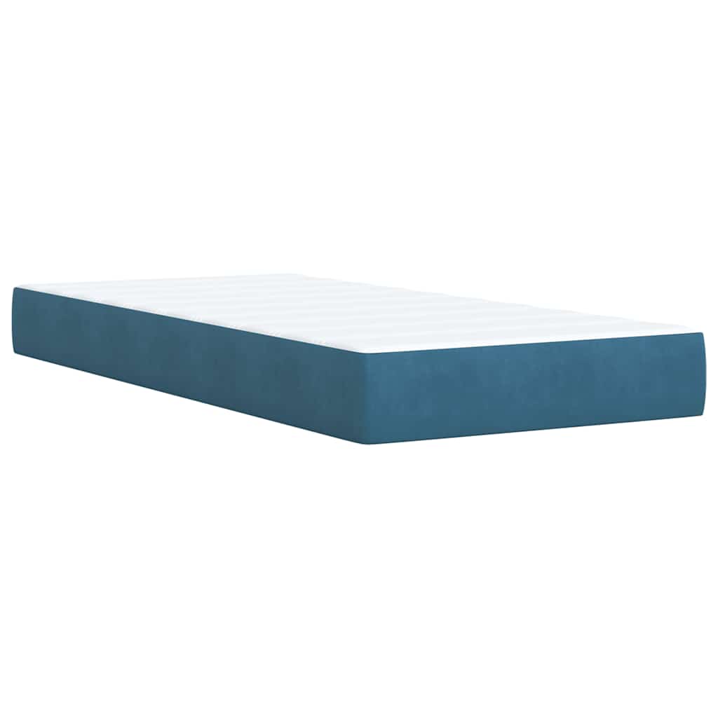 Sommier à lattes de lit avec matelas Bleu foncé 90x200 cm - XIOS