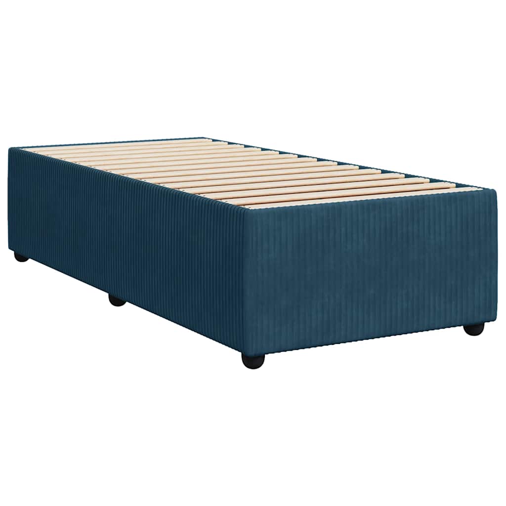 Sommier à lattes de lit avec matelas Bleu foncé 90x200 cm - XIOS