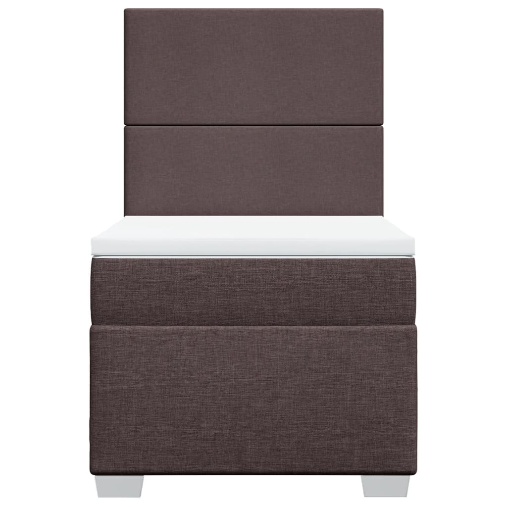 Sommier à lattes de lit avec matelas Marron foncé 80x200 cm - XIOS