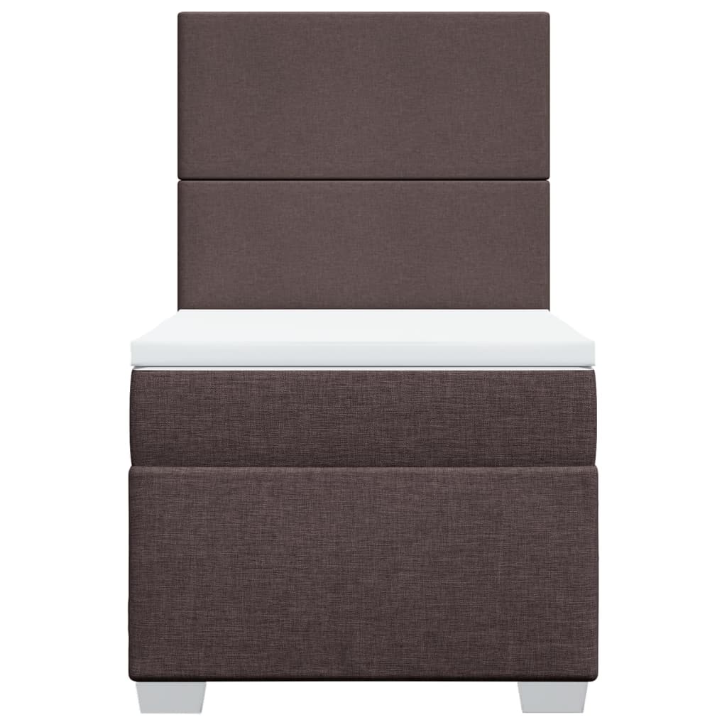 Sommier à lattes de lit avec matelas Marron foncé 90x190 cm - XIOS